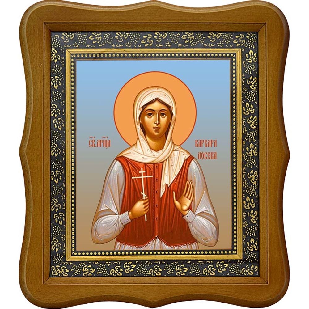 Варвара Лосева мученица. Икона на холсте.