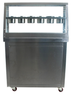 Фризер для жареного мороженого Foodatlas KCB-2F (контейнеры, 2 компрессора)