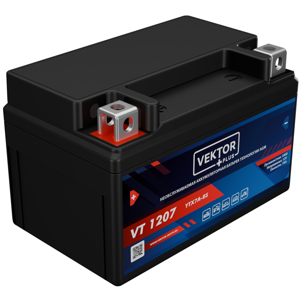 VEKTOR VT 1207 аккумулятор