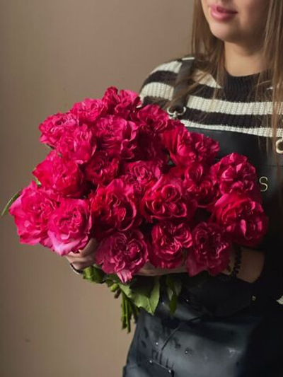 Розы Эквадор Premium 60 см (Пинк Гарден)