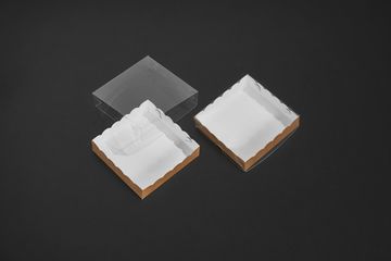 Упаковка с прозрачной крышкой для пряников или конфет