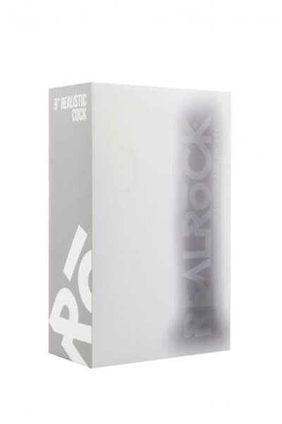 Прозрачный фаллоимитатор Realistic Cock 9 - 23,5 см. (Цвет: прозрачный)