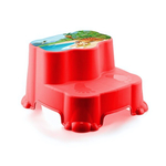 Табурет двухступенчатый детский красный