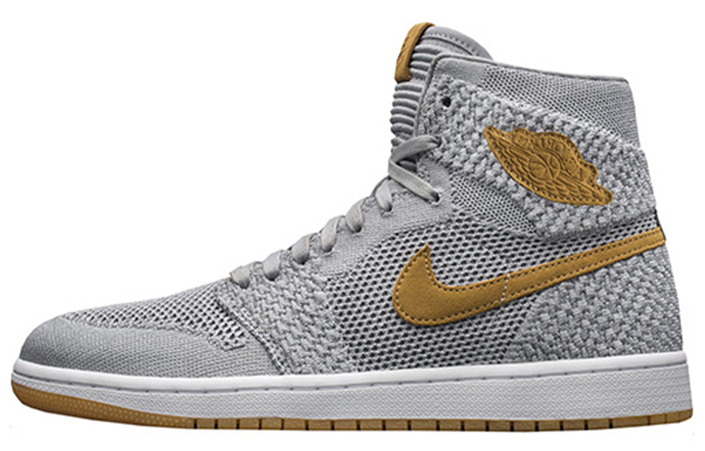 Кроссовки Jordan Air Jordan 1 Retro High Flyknit Wolf Grey