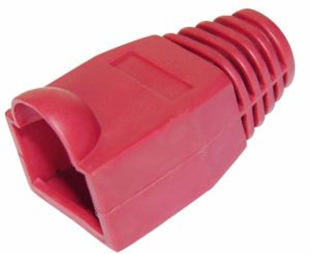 Колпачок изолирующий для разъемов RJ-45, красный REXANT