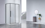 Душевой уголок Vincea SLIM-N VSR-4SN9012CLB 120x90 стекло прозрачное/профиль черный