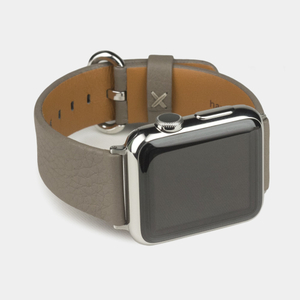 Ремешок для Apple Watch 44/45/46 mm из кожи теленка, цвета мусс