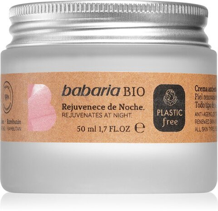 Babaria BIO - омолаживающий ночной крем /   50  ml  / GTIN 8410412100403