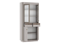 Шкаф-витрина Фантазия 34.05 Кашемир / Кашемир патина