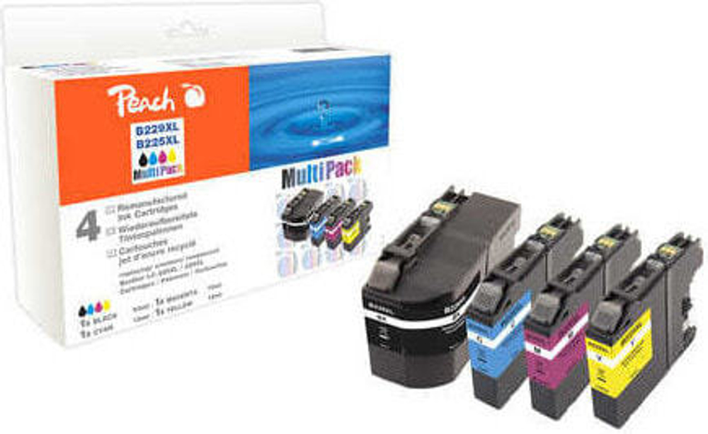 Peach PI500-171 струйный картридж Фото черный, Фотографический голубой, Фотографическая маджента, Фото желтый