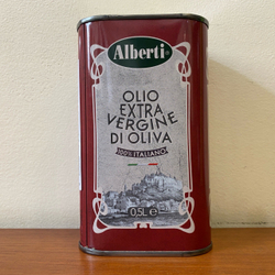 Оливковое масло Albеrti Extra Virgin 0,5 литра в жестяной банке-канистре, Италия