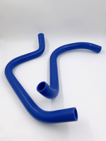 Патрубки радиатора Лада Веста ДВС 1.8л Р4М 16-кл силикон синий 2 шт