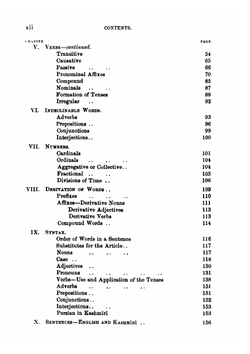 A grammar of the Kashmīrī language. as spoken in the valley of Kashmīr, North India | Thomas Russell Wade