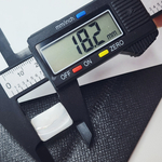 Перламутр натуральный, бусина прямоугольник, р-р 18×13мм, штучно