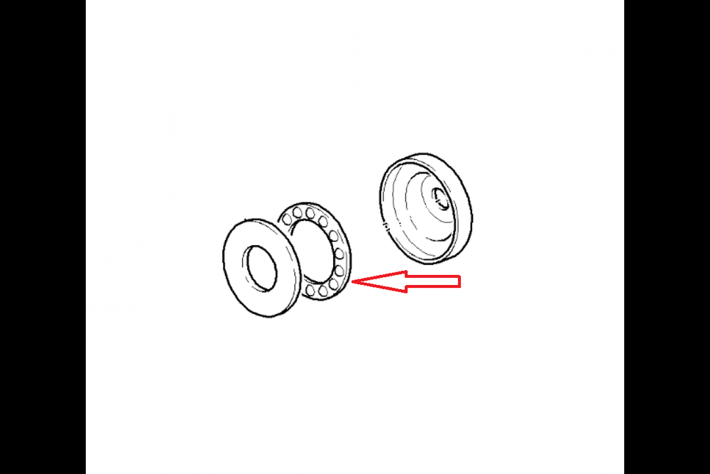 Подшипник косой шайбы керхер К4, K4 Compact, К5, К5Compact, K5 basic, K5.520, K5.600, K5.200, K5.600, K5.75