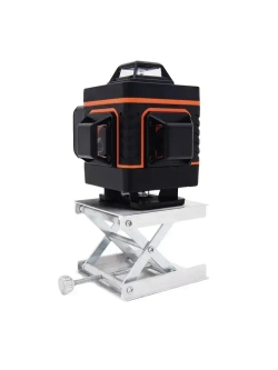 Лазерный уровень / нивелир 4D (16 линий, зеленый луч, с подъемной площадкой и противоударным кейсом