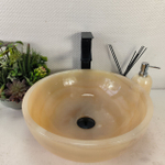Раковина из оникса Bowl Yellow TinLip BO-60906 40*40*15