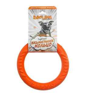 Кольцо 8-мигранное миниатюрное оранжевое Доглайк