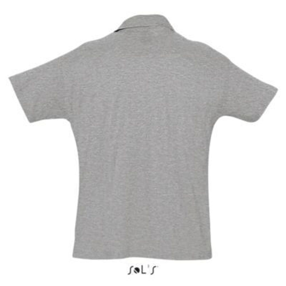 Поло SUMMER II, 100% хлопок, 170 грамм. Голубой  S