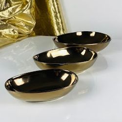 Lenardi 232-006 Набор из 3 салатников 27/23/18,5см ВИНТАЖ в под.уп.(х8)Фарфор