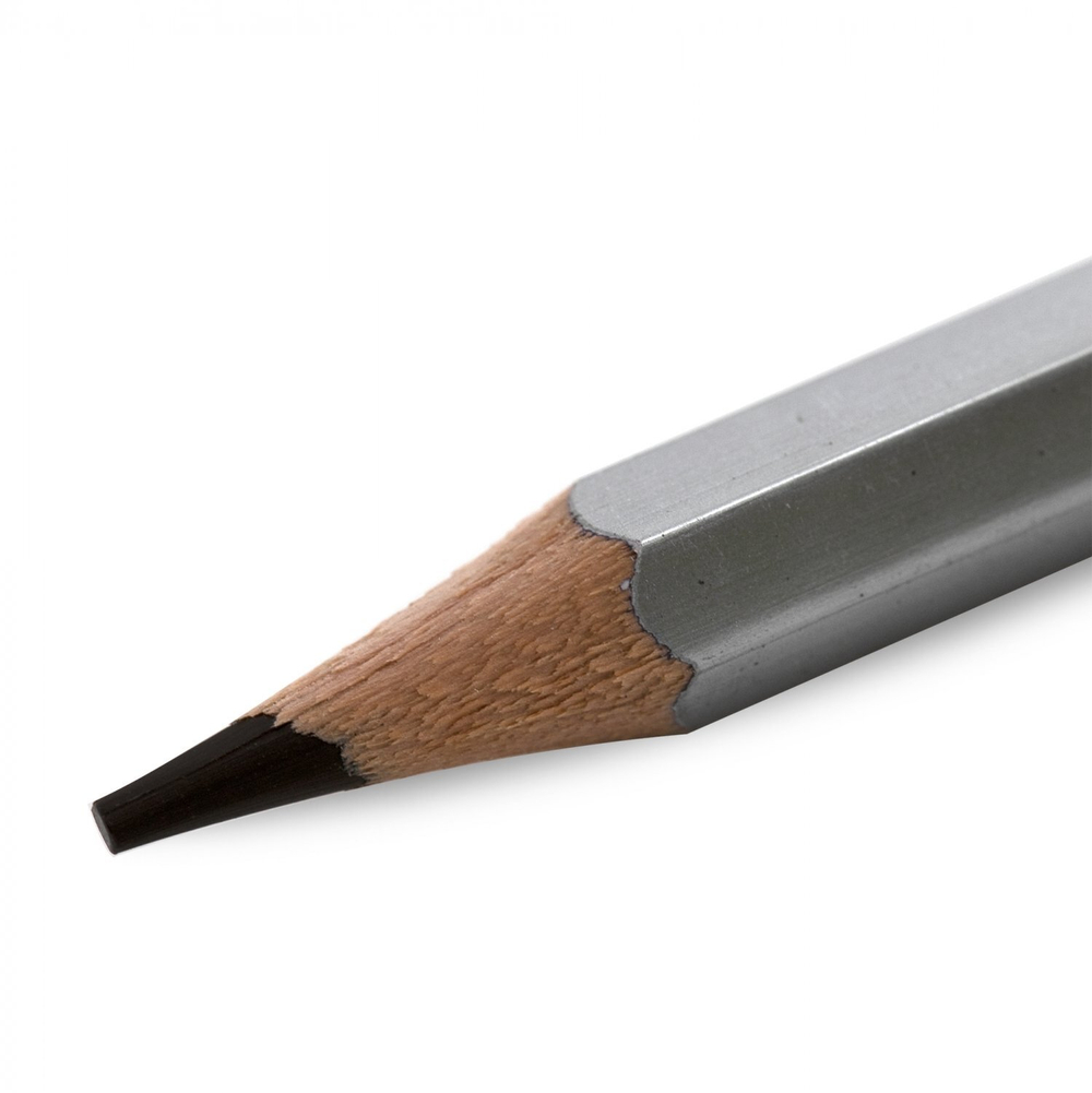 Карандаши цветные Yalong 24 цв., "Серебро" деревянные, шестигранные, грифель 3.0 мм, заточенные, картон. уп., европодвес