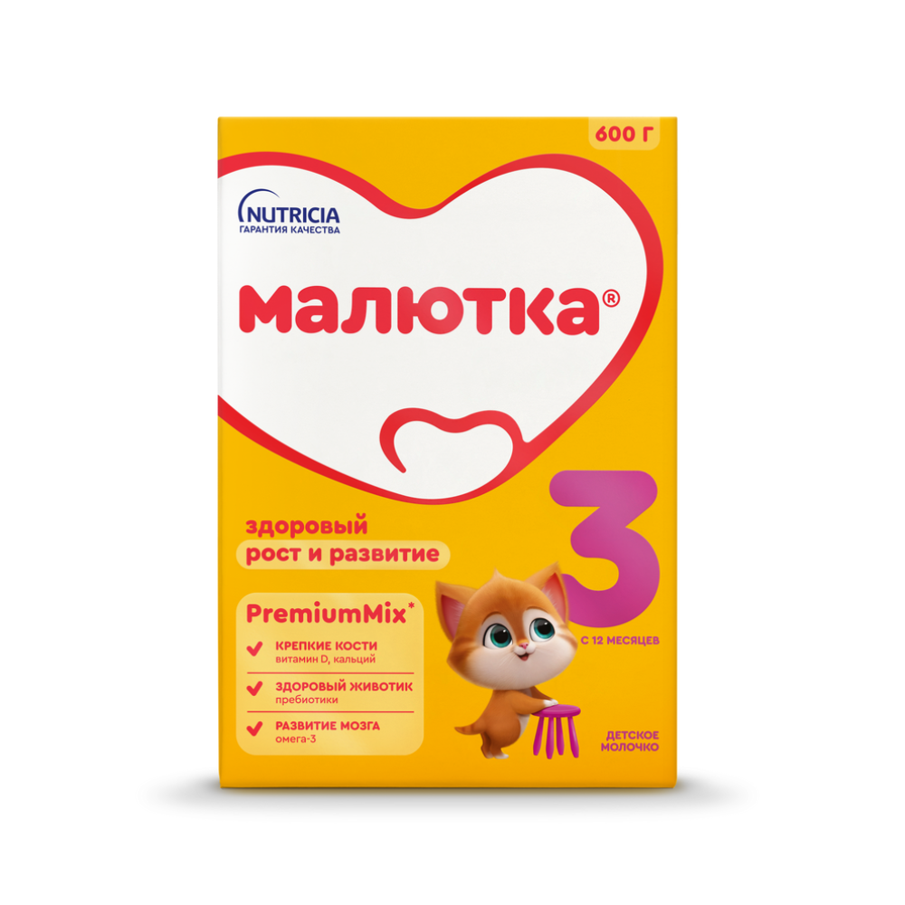 Молочная смесь Nutricia Малютка № 3 600 гр