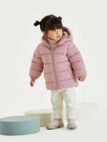Куртка утепленная с капюшоном для девочки Next D51-934, Розовый