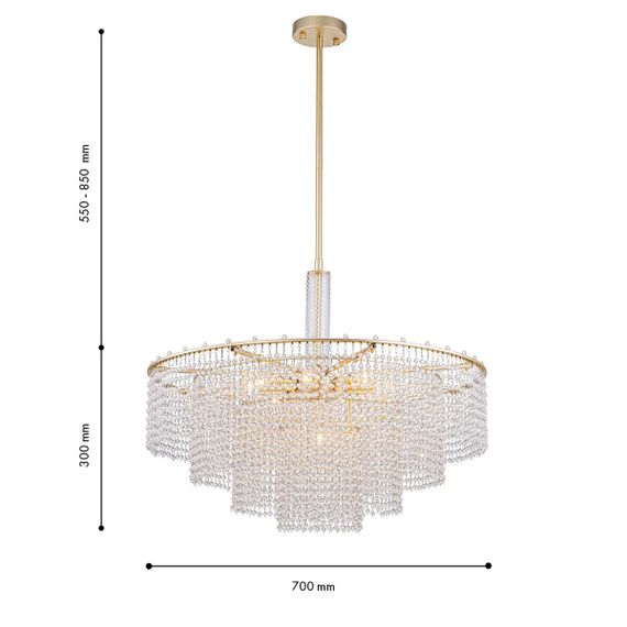 Подвесная люстра Favourite Fringe 4762-9P