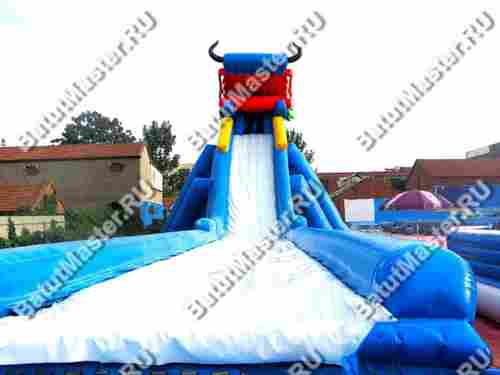 Батут-горка "Дракон из поднебесной", 55*15*13,5 м