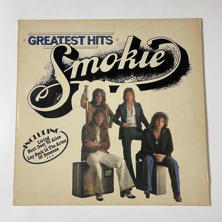 Винтажная виниловая пластинка LP Smokie Смоуки Greatest Hits (Англия 1977)