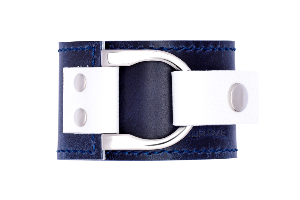 Браслет широкий кожаный