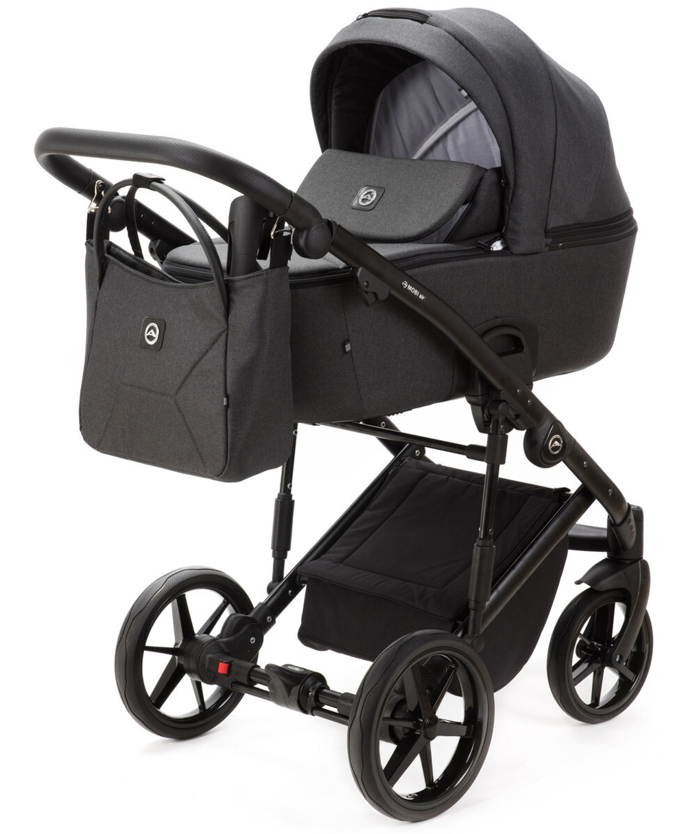 Детская коляска Adamex Mobi 3 в 1 M-TK79 (ЧЕРНЫЙ)