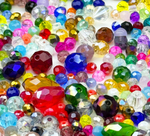 МБ-0 Хрустальные бусины, форма: МИКС, цвет: МИКС, 25 гр.