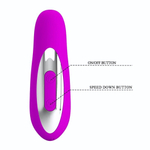 Лиловый массажер простаты с вибрацией Piper - 11,7 см. (Цвет: лиловый)