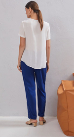 Футболка с асимметричным кроем (Размер: S) (Цвет: молочный)