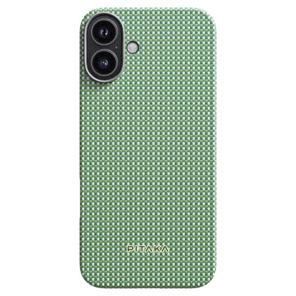 Чехол Pitaka Ultra-Slim для iPhone 16, Зеленый | Forest Green