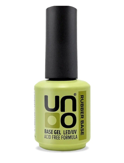 Uno Acid Free Rubber Base - Каучуковое базовое покрытие для гель-лака, 16мл
