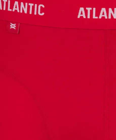 Трусы мужские боксеры (3шт), Atlantic 3MH-047, красные + серо-голубые + темно-синие