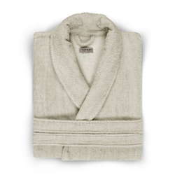 Халат хлопковый Hamam Grain vapour дымчатый