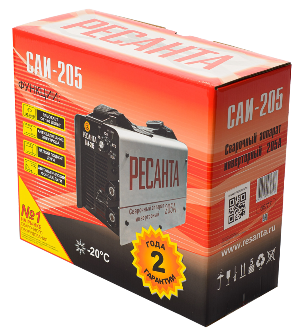 Сварочный аппарат инверторный САИ 205 Ресанта