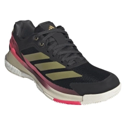 Мужские кросовки для Padel Adidas Crazyquick Boost Padel M - core black/gold metallic/ solar turbo