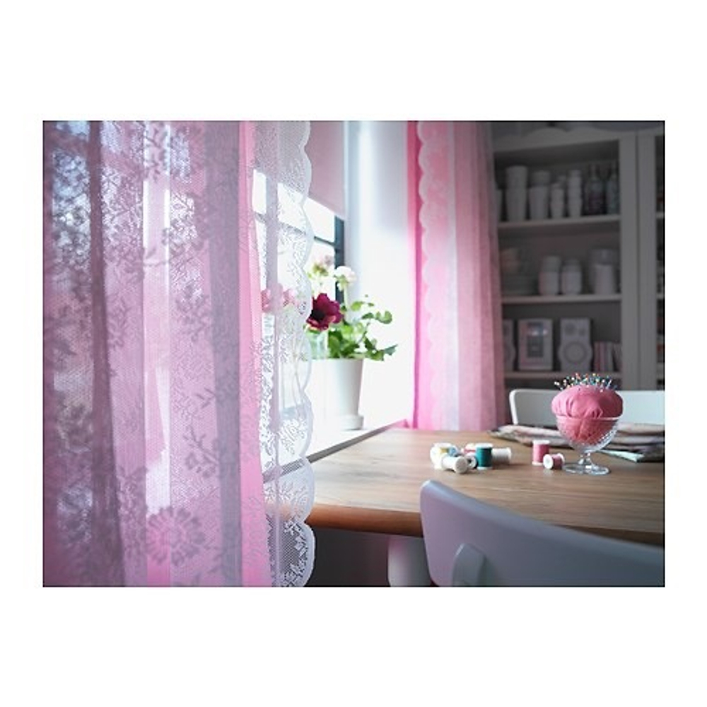 ALVINE SPETS Шторы 2 шт 145x300 см, кремовые
