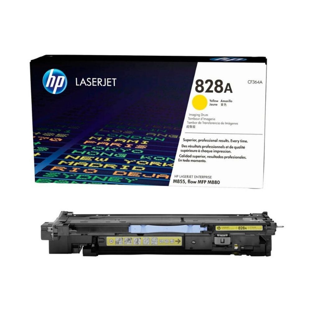 Фотобарабан HP CF364A (828A) для LaserJet M855/M880 желтый (30k)