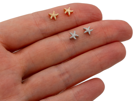 Бусина "Морская звезда" 5,5мм (1шт)
