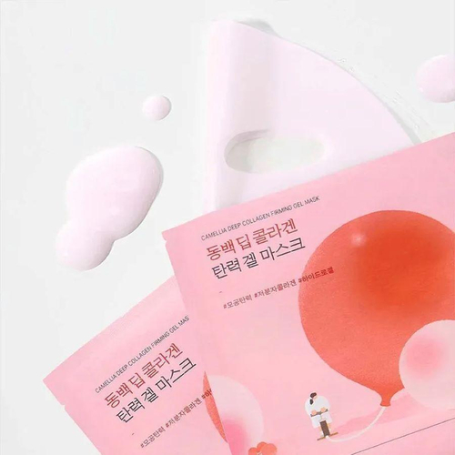 Round Lab Camellia Deep Collagen Firming Gel Mask укрепляющая гидрогелевая маска с камелией