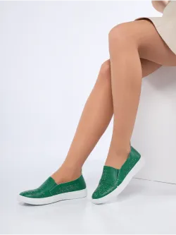 Мокасины летние с перфорацией