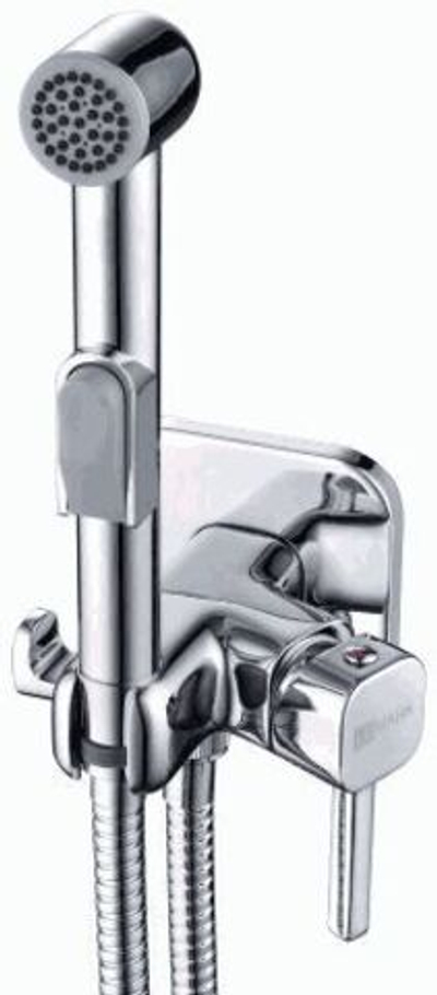 смеситель биде LEMARK Solo картридж 25мм, с гигиеническим душем, встраиваемый LM7165C