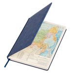 Ежедневник недатированный БОЛЬШОЙ ФОРМАТ 210х297 мм А4, BRAUBERG "Status", 160 л., темно-синий, 113359