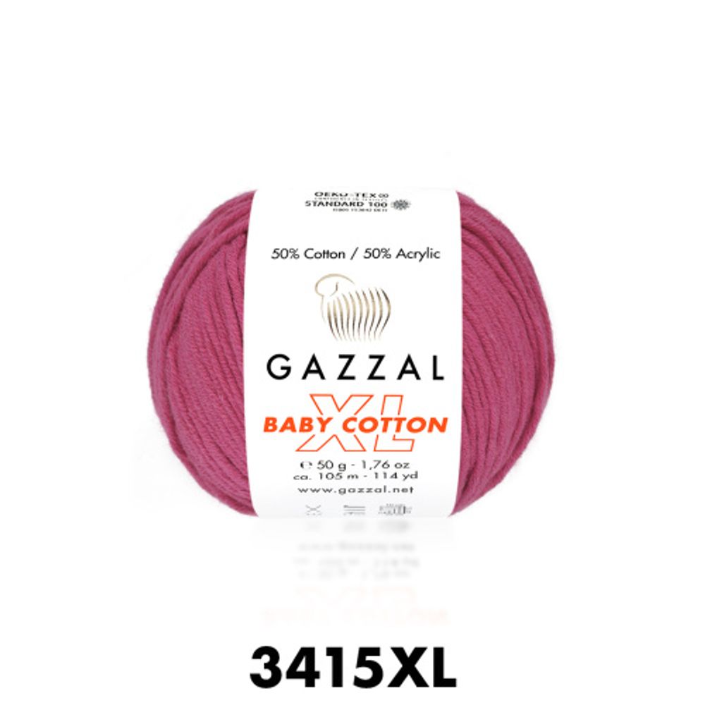 BABY COTTON XL, ярко розовый