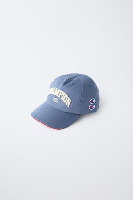 ZARA X CHAMPION ® КЕПКА С МАХРОВОЙ ВЫШИВКОЙ, СИНИЙ